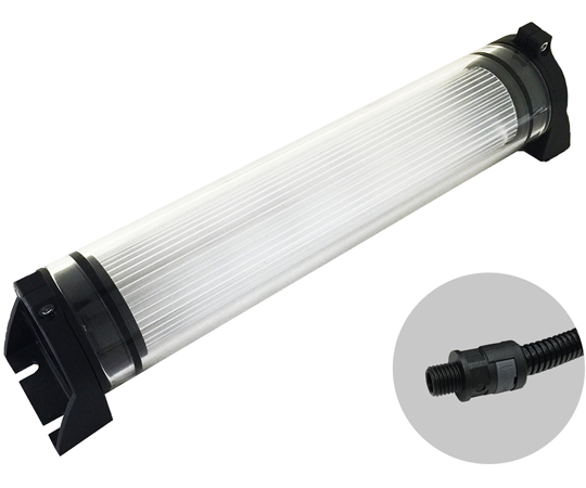 筒型防水LEDライト AC100V 1240lm 8W ケーブルカバー付画像