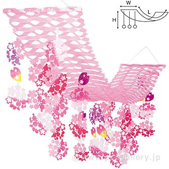 ひらり桜プリーツハンガー画像