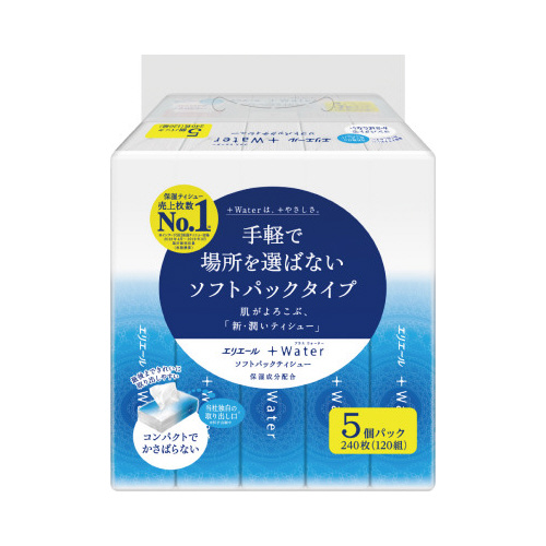 エリエール＋Ｗａｔｅｒソフトパック１２０Ｗ５Ｐ×３画像