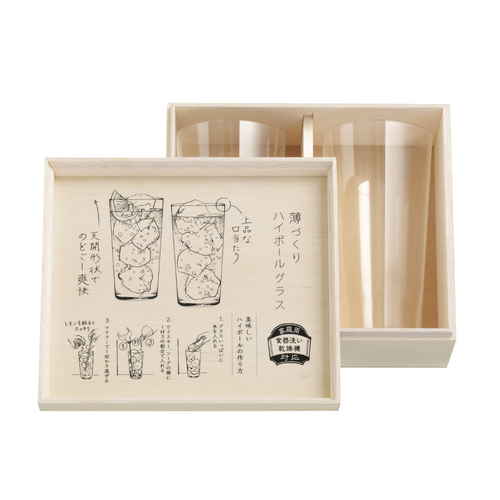 薄づくり ハイボールグラスセット画像