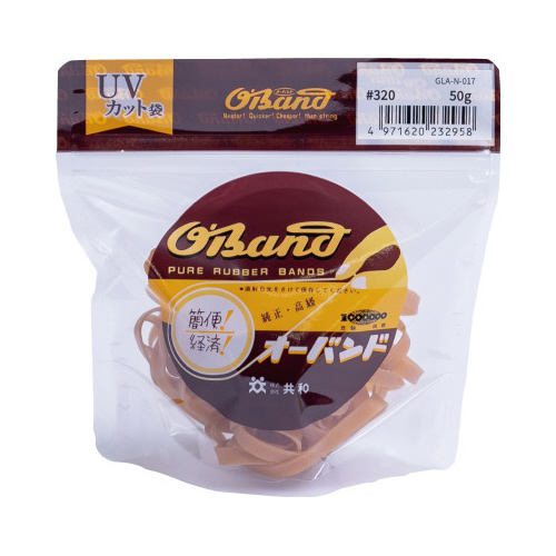 オーバンド　５０ｇ透明袋　＃３２０　アメ画像