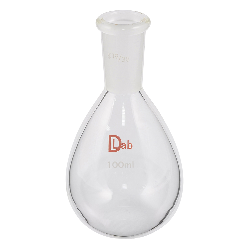 共通摺合平底ナスフラスコ（硼珪酸ガラス-1）　100mL　19/38画像