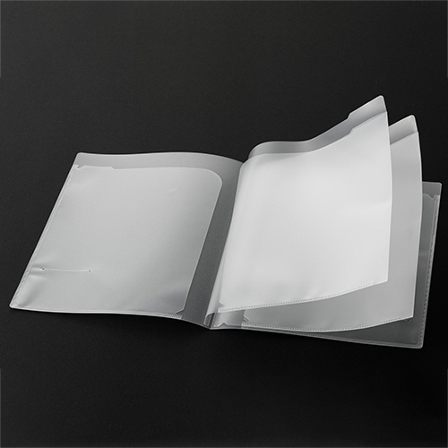 ｸﾘｱﾎﾟｹｯﾄﾎﾙﾀﾞｰ A4ﾀﾃ(見開きA3) 6ﾎﾟｹｯﾄ 1枚画像