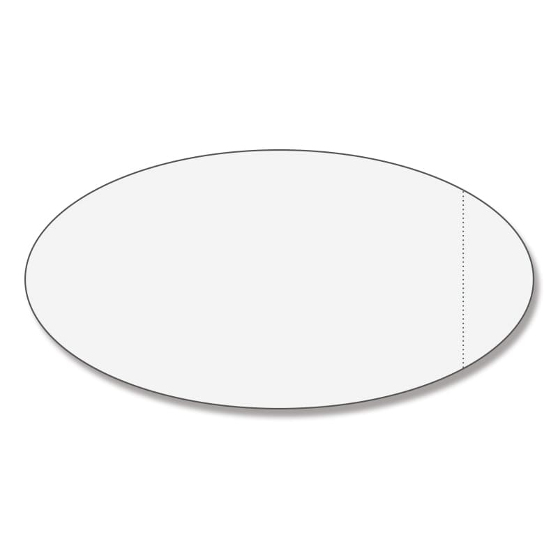 タックラベルＮｏ．７６９　プル付透明　１８×３５画像