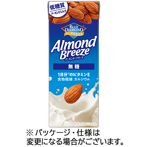 ｱｰﾓﾝﾄﾞ･ﾌﾞﾘｰｽﾞ 無糖 200mL 紙ﾊﾟｯｸ 1ｹｰｽ(24本)画像