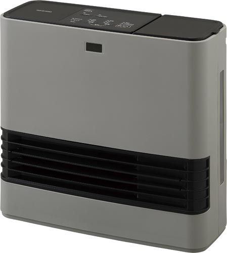 大風量加湿セラミックファンヒーター　グレー画像