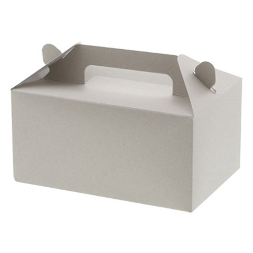 HEIKO 手提ｹｰｷ箱 中 4-5個用 ﾅﾁｭﾗﾙｸﾞﾚｰ 1ｾｯﾄ(400枚:25枚×16ﾊﾟｯｸ)画像