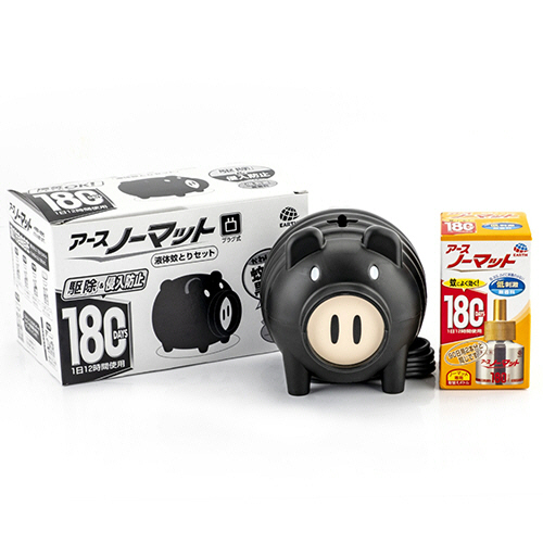 ｱｰｽﾉｰﾏｯﾄ 蚊とり黒ﾌﾞﾀ 180日ｾｯﾄ 1ﾊﾟｯｸ画像