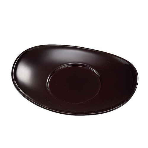 茶托 小判 溜 茶たく 茶器 食器画像