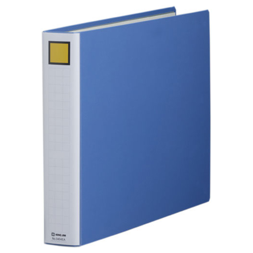 ｷﾝｸﾞﾌｧｲﾙ ｽｰﾊﾟｰﾄﾞｯﾁ(脱･着)ｲｰｼﾞｰ A3ﾖｺ 40mmとじ 背幅56mm 青 1ｾｯﾄ(10冊)画像