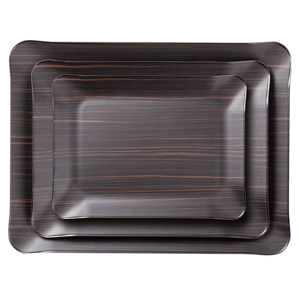 配膳備品 ノンスリップ アルボルトレー ブラック ABT-31BK トーダイ画像