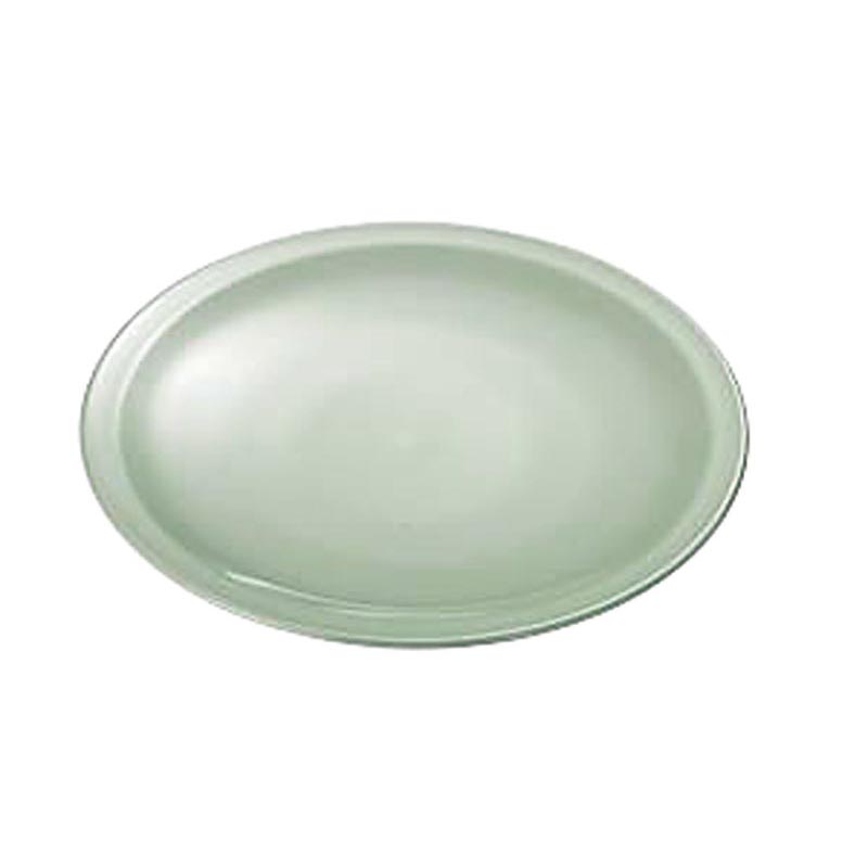 メラミン食器 青磁 CS-33 高台皿1尺5寸 エンテック画像