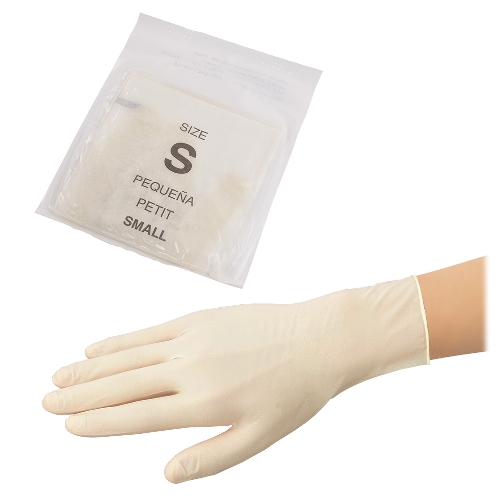 アズラボ滅菌手袋（パウダーフリー） ラテックス S 1箱（1双×50袋入）画像