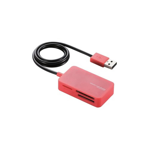 カードリーダ／ＳＤ＋ＭＳ＋ＣＦ対応／レッド画像