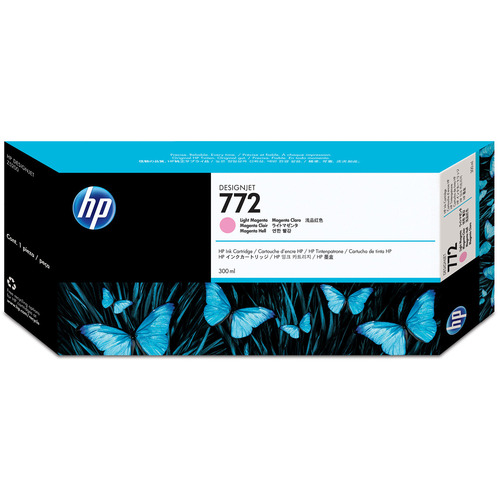 HP772 ｲﾝｸｶｰﾄﾘｯｼﾞ ﾗｲﾄﾏｾﾞﾝﾀ 300mL 顔料系 CN631A 1個画像