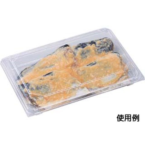 フードパック SA-437-40 エフピコ 透明な容器に食材が盛り付けられた状態