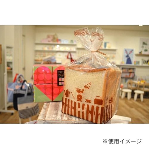 食パン袋 PP食パン1斤袋 カフェスタイル パケドゥソレイユ画像
