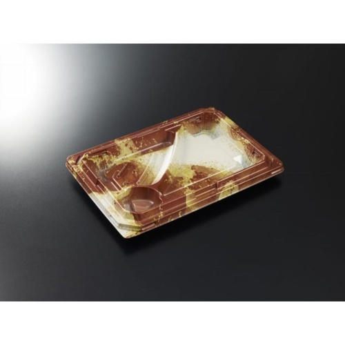 中央化学 弁当容器 CT 宝台膳 23-16N 伊織BR 本体画像