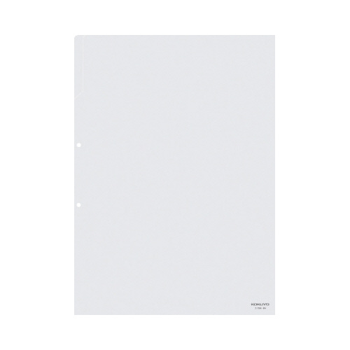 クリヤーホルダー２穴あき　Ｂ４　透明　１枚入画像