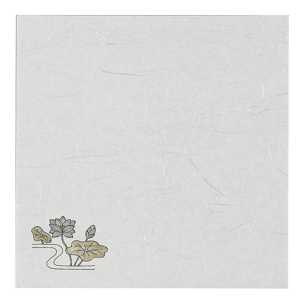 4寸歳時敷紙(100枚入) はす画像