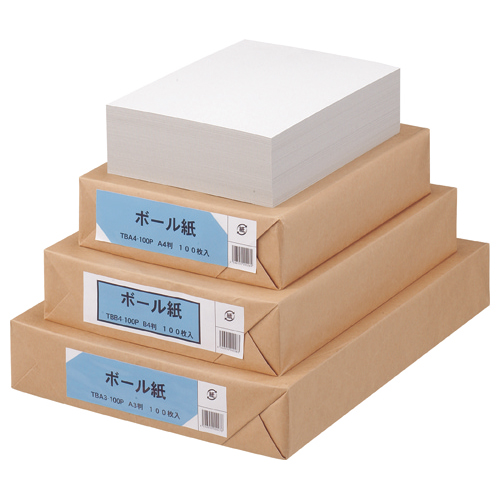 ﾎﾞｰﾙ紙 B5 1ﾊﾟｯｸ(100枚)画像