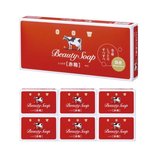 カウブランド　赤箱　９０ｇ×６個　固形石けん画像
