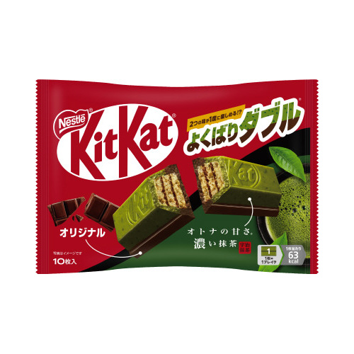 よくばりＷオトナの甘さ抹茶＆オリジナル１０枚×３画像