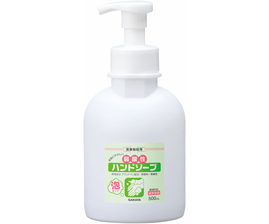 弱酸性ハンドソープ500mL泡ポンプ付減容画像