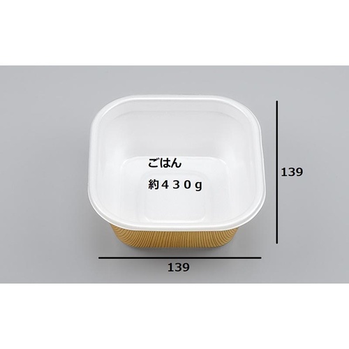 シーピー化成 どんぶり容器 VK-77 杉目 本体 発泡画像