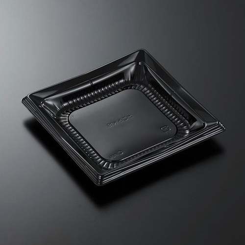 中央化学 どんぶり容器 CT かこみ K19 黒-BK 本体L1画像