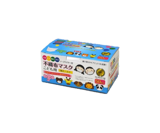 不織布マスク　50枚×40箱入　こども用画像