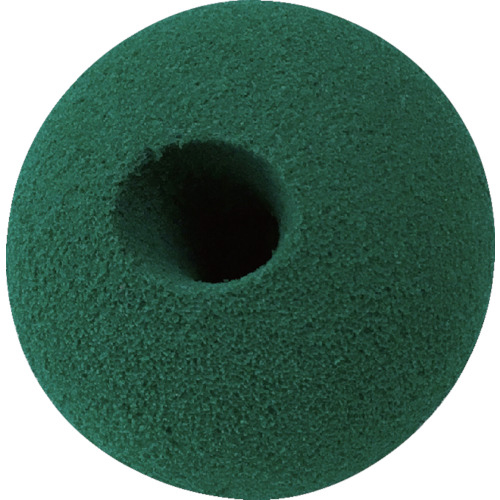 安心ｸｯｼｮﾝ ﾎﾞｰﾙ型 65mm 穴あき ｸﾞﾘｰﾝ 1ｾｯﾄ画像