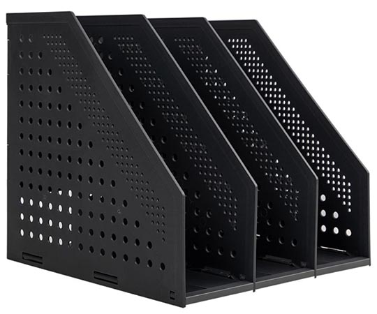 伸縮ができるファイルボックス ブラック