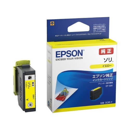 純正インク　ＳＯＲ－Ｙ　イエロー画像