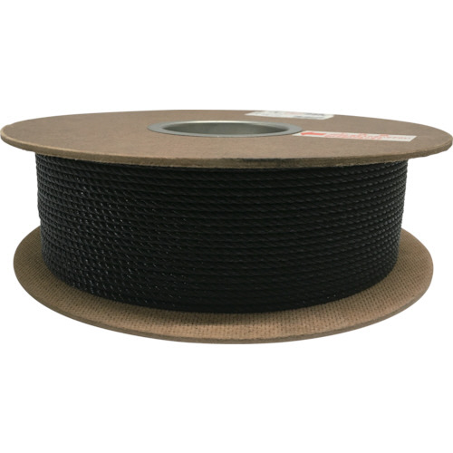 ﾎﾟﾘｴﾁﾚﾝﾛｰﾌﾟﾄﾞﾗﾑ巻 3mm×200m ﾌﾞﾗｯｸ 1巻