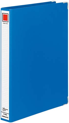 チューブファイルＭタイプ青Ａ４縦背幅４４ｍｍ４冊