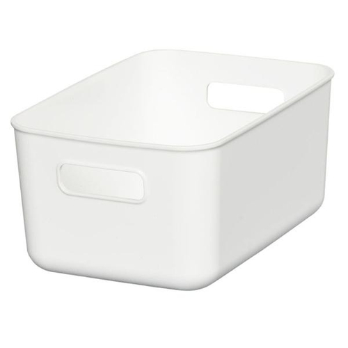 収納ケース　やわらかBOX　スリム　浅型　W　ホワイト画像