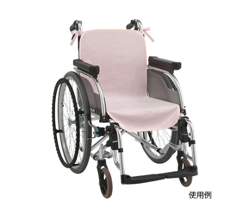 車いすシートカバー ピンク 1パック（2枚入）画像