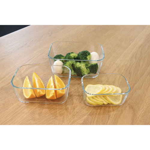 保存容器　800ml　真空シーラー　Fresh　Planキャニスター　M 透明な容器に入った食材が見える状態