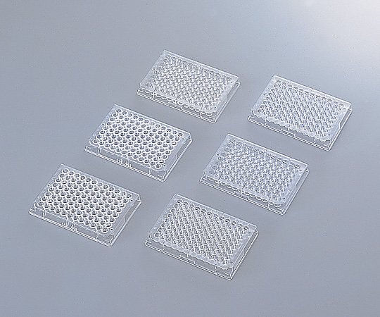 マイクロウェルプレート（96ウェルプレート） 平底（フタ無し）・γ線滅菌済 1箱（1枚×50袋入）画像