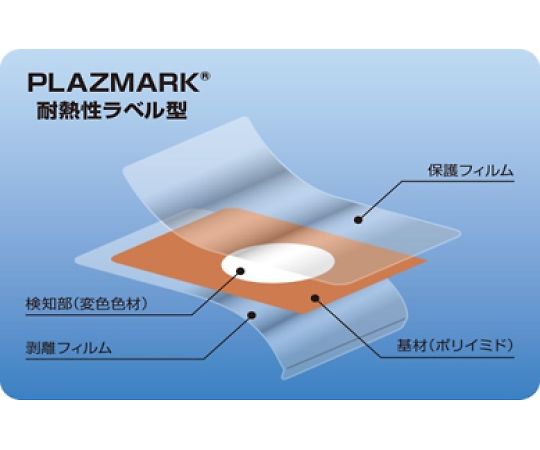 プラズマインジケータ PLAZMARK 耐熱性 No.101ラベル 1個（10枚入）画像