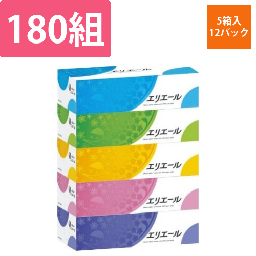 エリエール　ティシュー　180組　1梱(60箱)