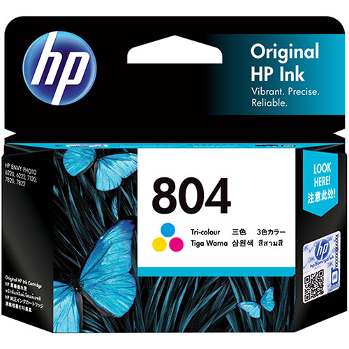 HP804 ｲﾝｸｶｰﾄﾘｯｼﾞ 3色ｶﾗｰ T6N09AA 1個画像