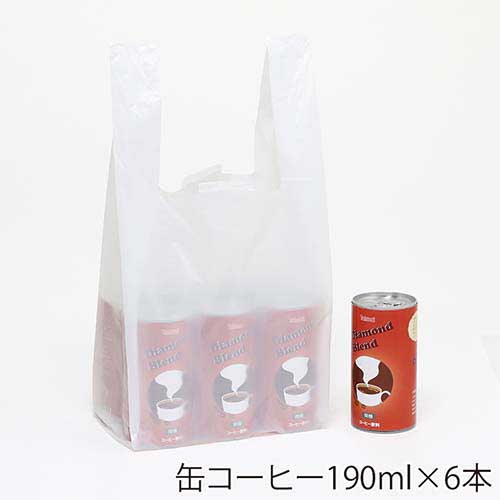 エンボス加工ありの便利なハンガータイプのレジ袋