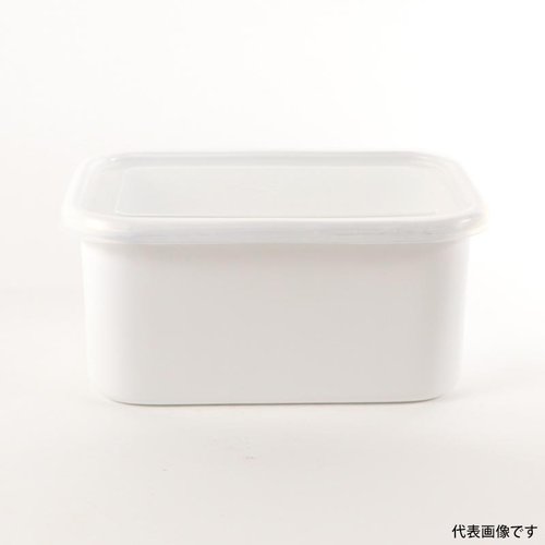 保存容器 野田琺瑯 WRF-L w/s レクタングル深型 Lシール蓋付