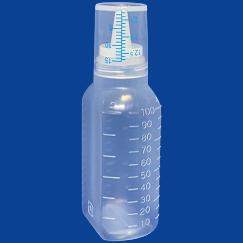 ｶｯﾌﾟ付ﾎﾞﾄﾙ無地 100mL 1ｾｯﾄ(140本)画像