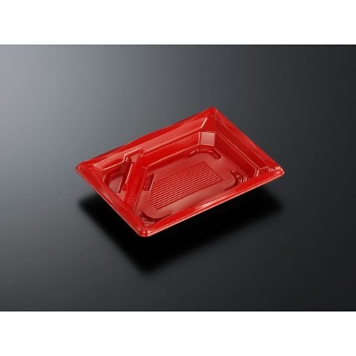 中央化学 弁当容器 CT いろは 18-13TS 赤-BK 本体画像