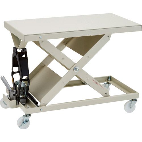 ﾛｰﾊｲｼｽﾃﾑ ﾘﾌﾀｰ 油圧ｼﾞｬｯｷ式 400×750mm 移動式 1台