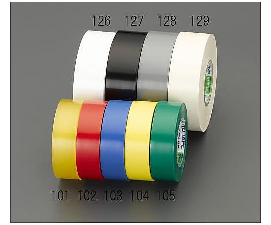 19mmx10m ビニールテープ(白/1巻)画像