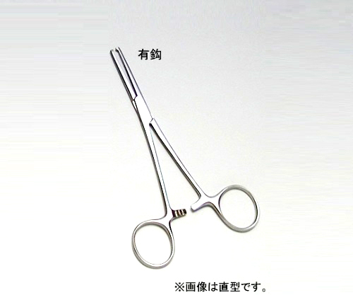 コッヘル止血鉗子145mm 直型 有鈎画像